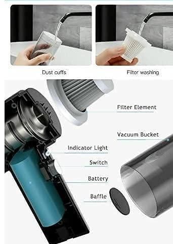 DustGo™ Wireless Handheld Air Duster & Vacuum Cleaner