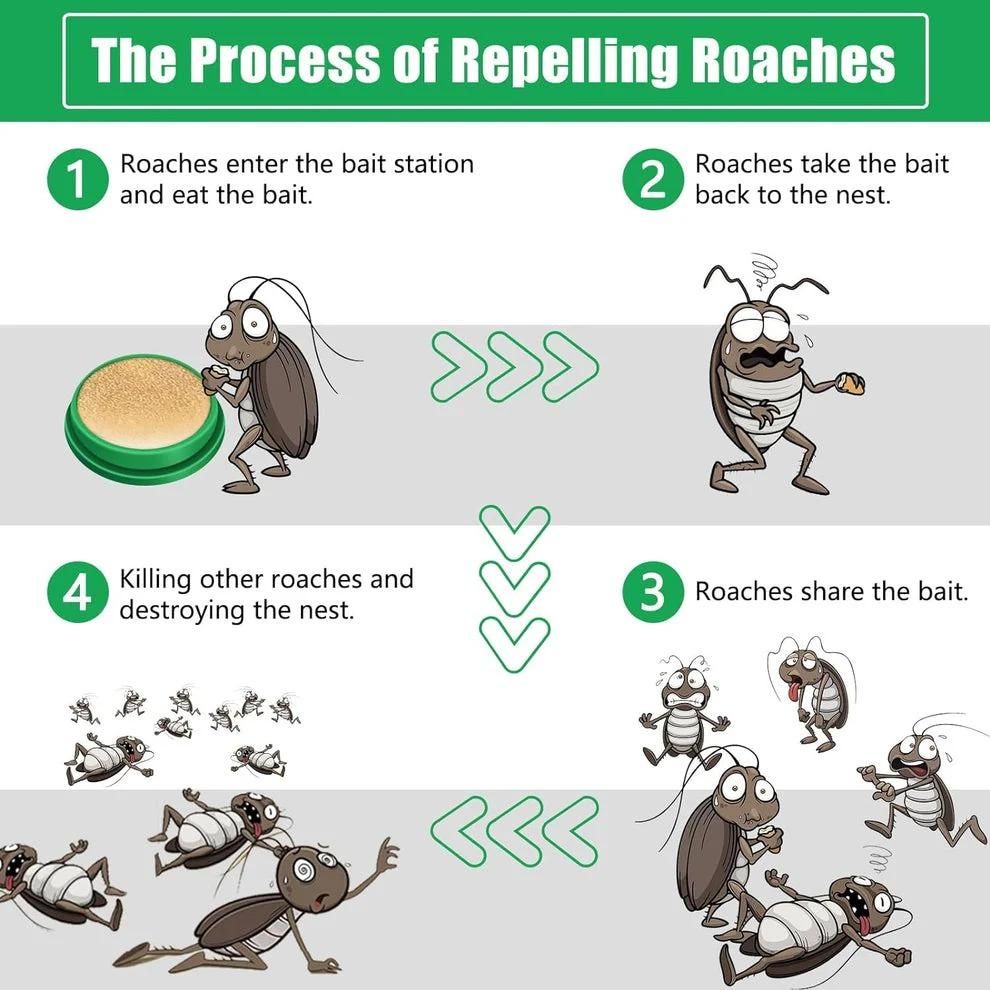 Natural Cockroach Killer Gel Bait