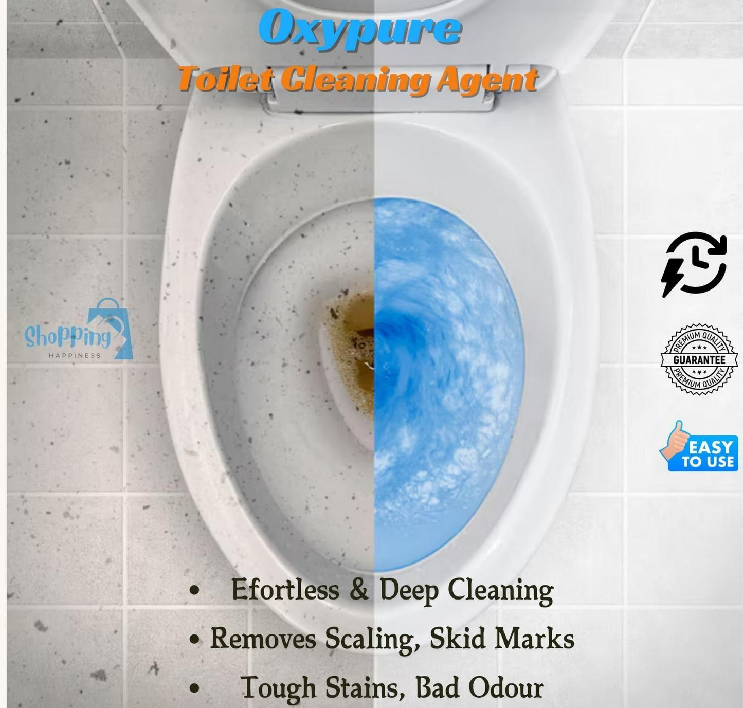OxyPure™ Foaming Toilet Cleaner Powder