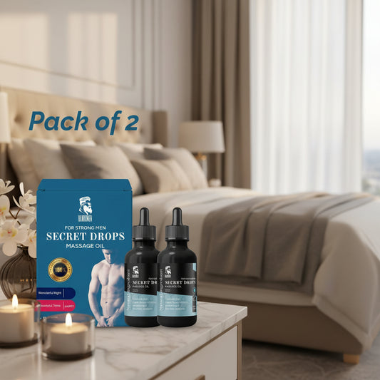 SecretDrops™ Men’s Relax & Repair Body Massage Oil