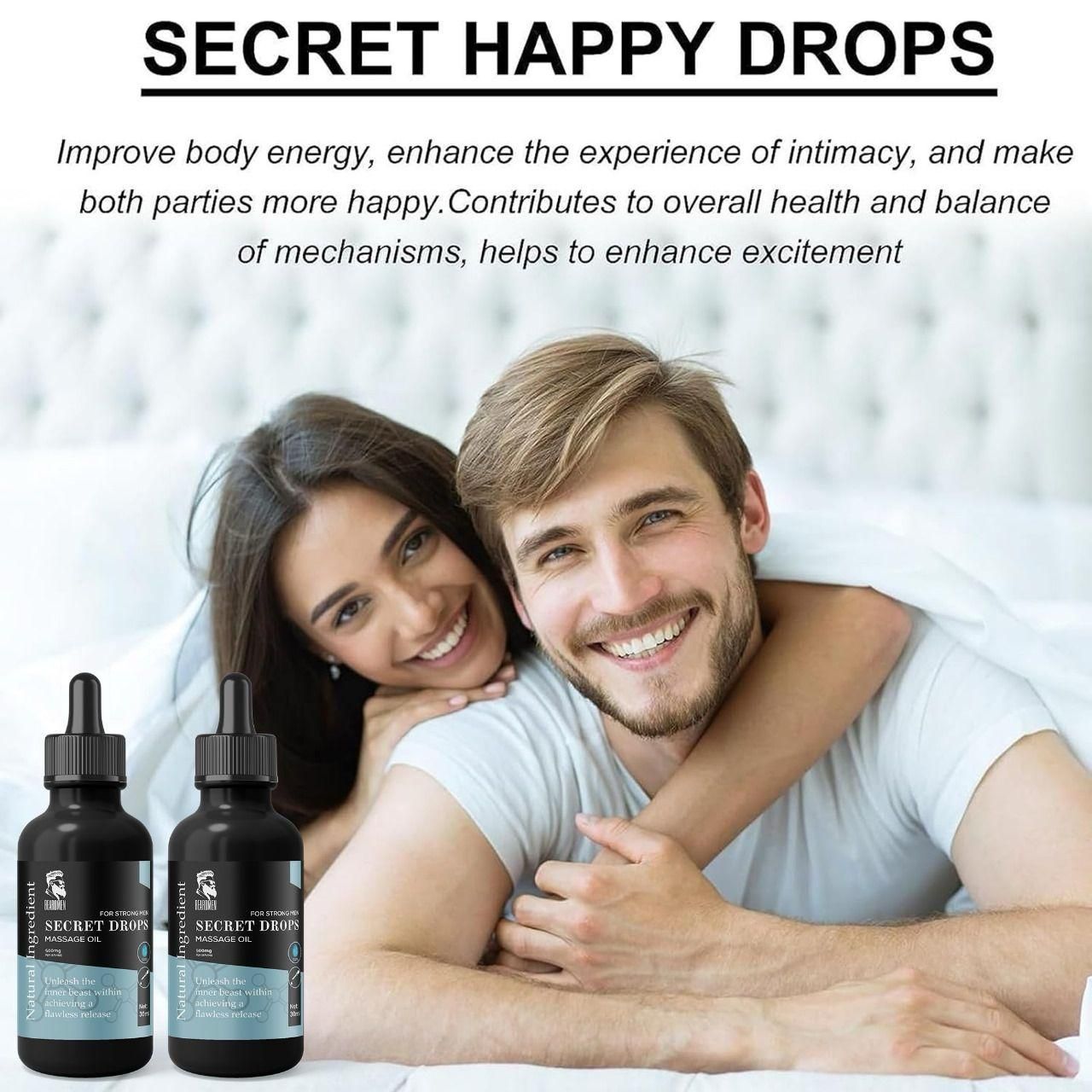 SecretDrops™ Men’s Relax & Repair Body Massage Oil